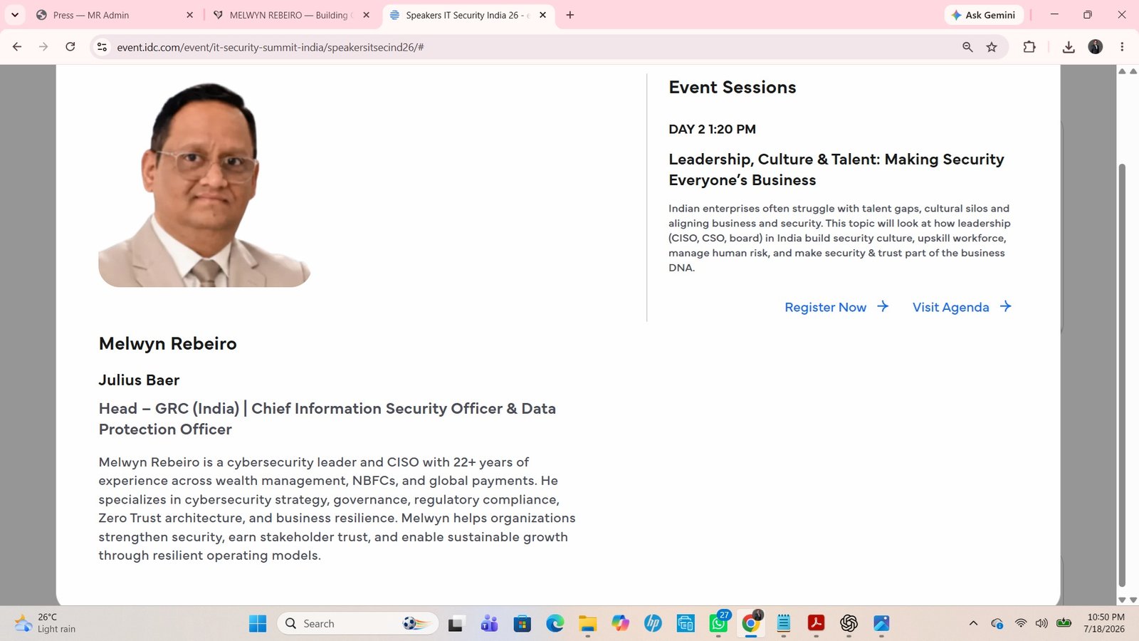 IT Security Summit India 2026